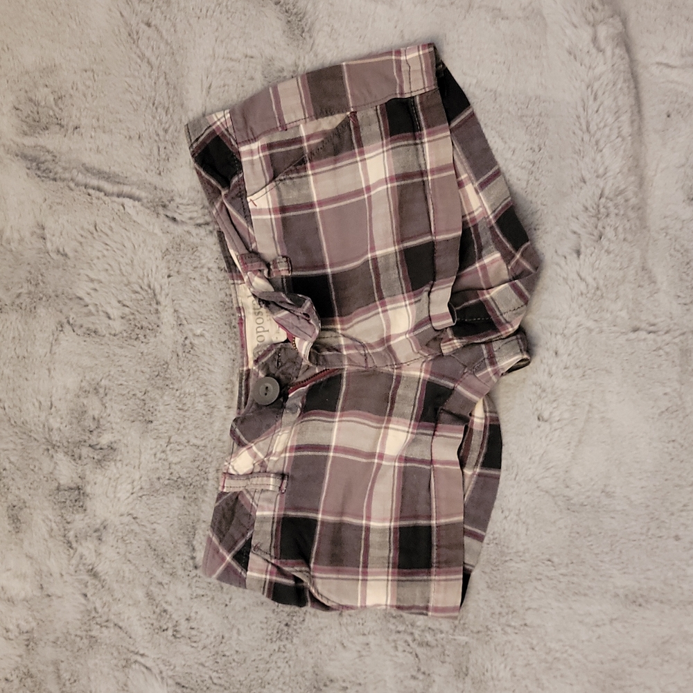 Plaid shorts